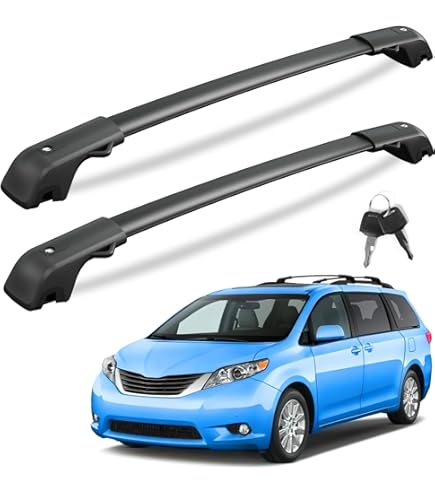 Amazon.com: Genuine Toyota 2011-2020 Sienna Roof Rack Cross Bars